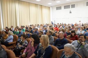 В зале не было пустых мест, и это – еще одна хорошая традиция празднования Дня Дарвина в ИЦиГ
