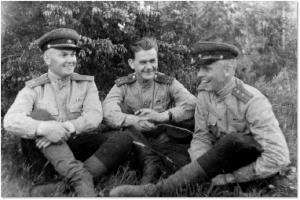Д.К. Беляев начал войну летом 1941 года рядовым ополчения и закончил в 1945 майором
