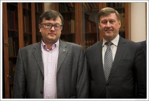 Мэр Новосибирска Анатолий Локоть поддержал предложения Сергея Лаврюшева по развитию системы образования и популяризации достижений Академгородка