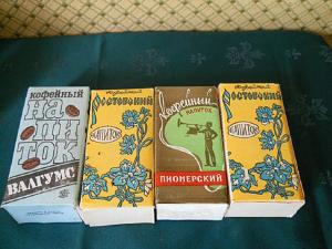 В свое время в нашей стране производился так называемый кофейный напиток, состоящий из смеси цикория и обжаренных хлебных злаков, но это был вынужденный шаг, а не «инновация»